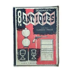 1966 Warman's 8th Antiques Price Guide Book by Edwin Warman